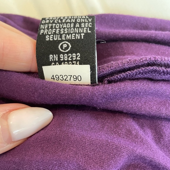 Adorable TIBI one shoulder purple dress - Picture 6 of 8